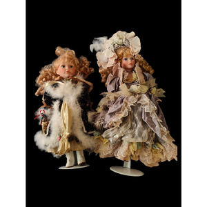 2 Cathy Collection 1 of 5000 Dolls with Stands